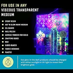 Glow in The Dark Pigment Powder - Neutral and