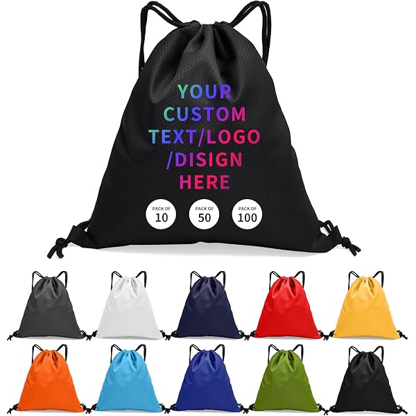 Kacctyen 400 Pcs Drawstring Backpack Bulk Draw String Bags - View #6