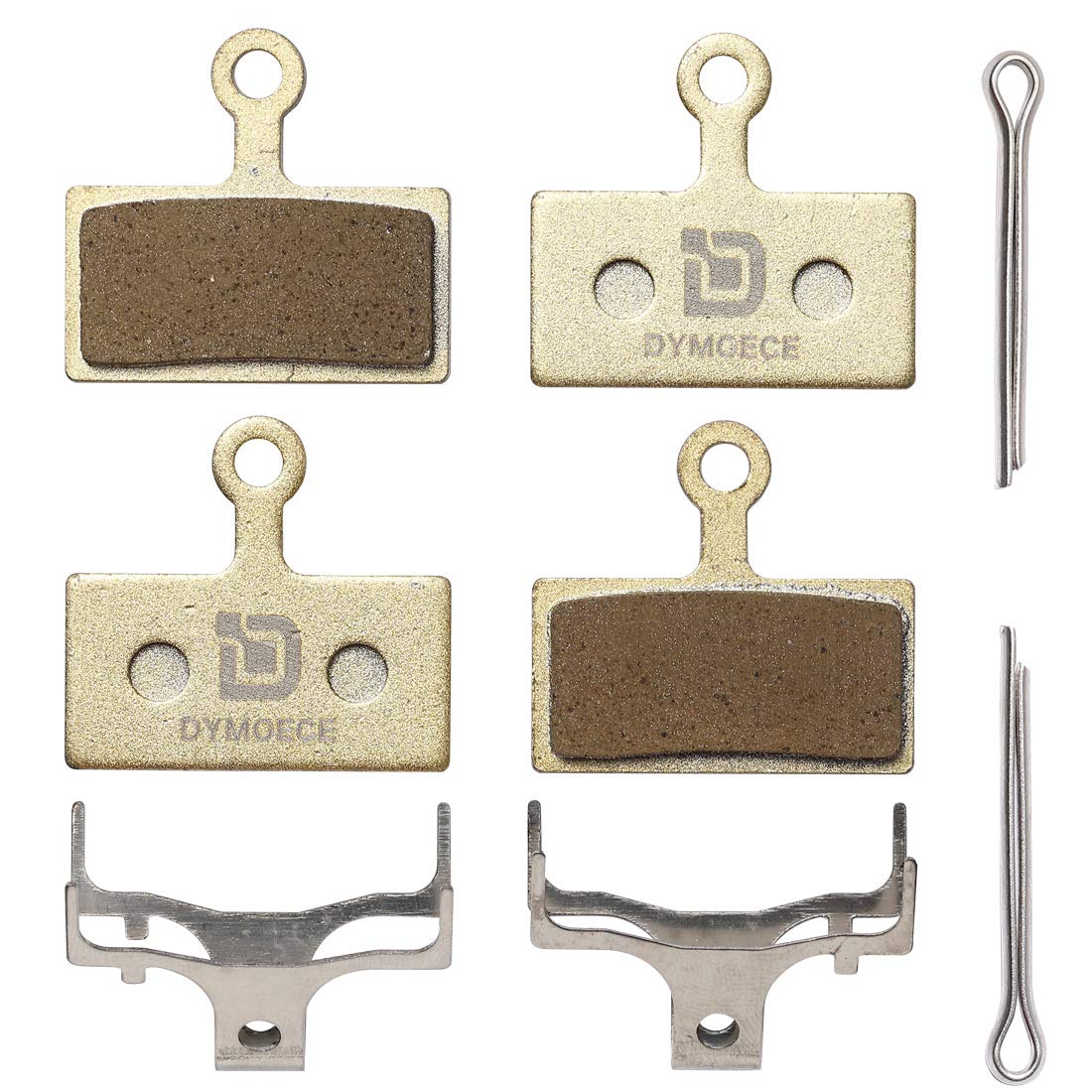 Dymoece Bike Disc Brake Pads 2 Pairs Bicycle Brake Pads for Shimano XT Br-M8000 M785 SLX M7000 M675 XTR M9000 M9020 M987 M988 M985 Deore M615 RS785 CX75 R515 R315 Alfine S700