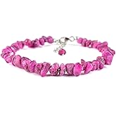 Natural Raw Red Ruby Bracelet Rhodium Plated 925 Sterling Silver, Dainty, Rough Gemstone Bracelet, Ruby Rough, Uncut Stone Bracelet, Gift Her