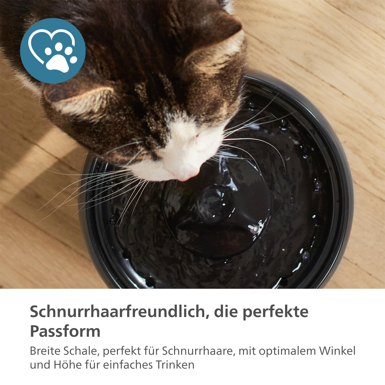 Philips Pet Series Katzenbrunnen, Intelligenter Trinkbrunnen, Auslaufschutz, Nachfüllüberwachung, Bewegungsaktivierung, Flüsterleise (PAW3210/02) 7