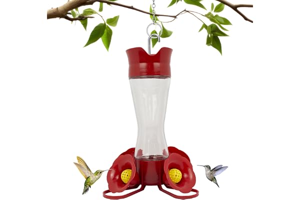 Perky-Pet 203CPBN Outdoor Pinch Waist Glass Garden Décor Hummingbird Feeder