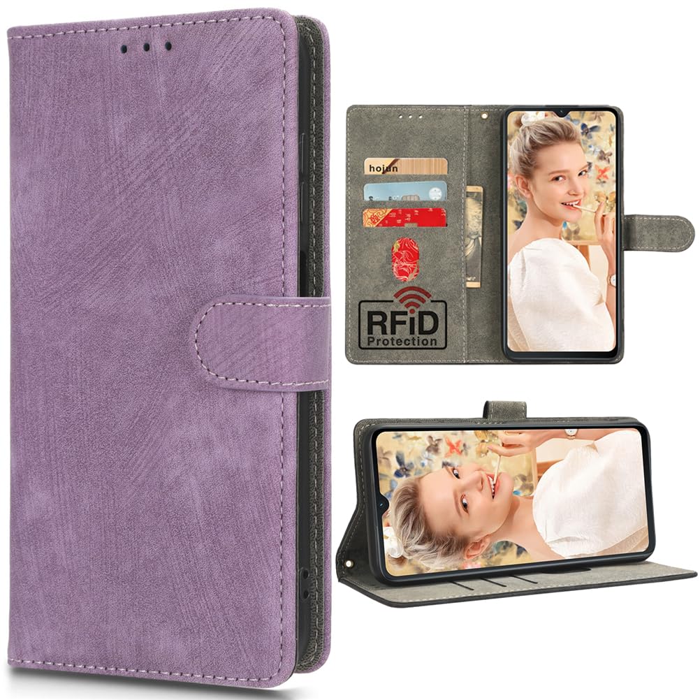 BAILI RFID Blocking Case for Nokia HDM Pulse Pro, Kickstand, Card Holder, Wallet Case for Nokia HDM Pulse Pro-04