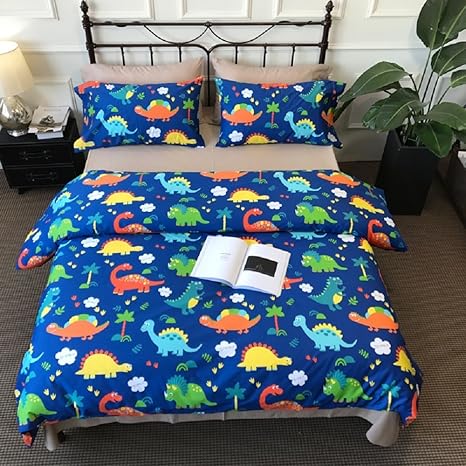 Amazon Com Jane Yre Cartoon Dinosaur Bedding Set Duvet