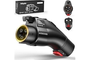 Autodecor 1Up Tesla to J1772 Adapter - 60A 250V Nacs to J1772 Adapter - UL FCC IPX5 Certified Level 2 EVs Charging - Fit for Tesla Wall Connector, Destination & Mobile Chargers