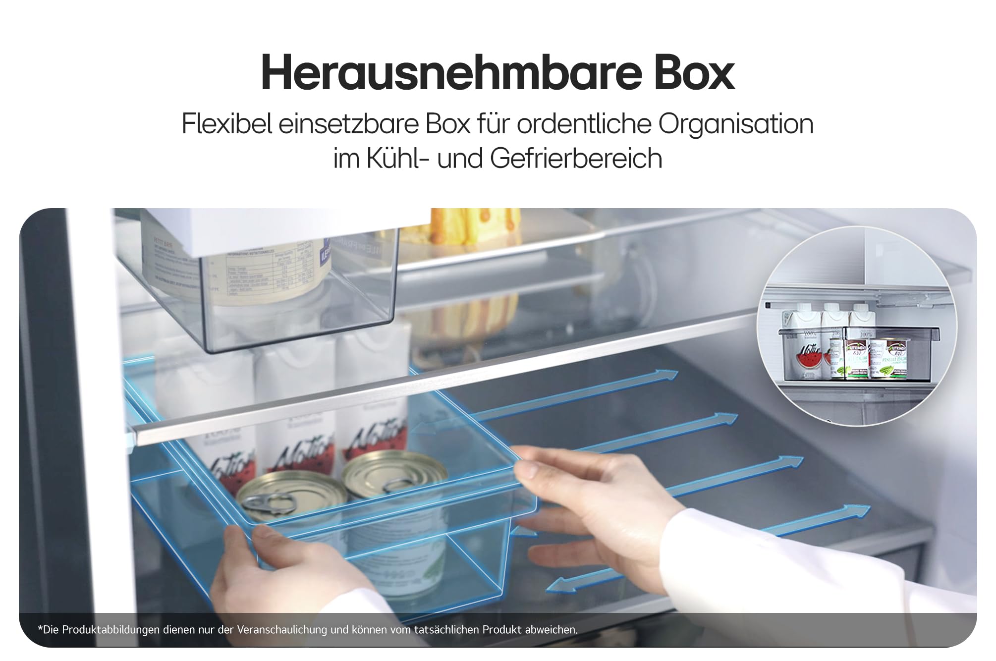 LG GBBS716AEV Fit&Max Kühl-/Gefrierkombination (333 L, Energieklasse A) vollintegrierbar oder freistehend mit FRESHConverter+, DoorCooling+, LinearCooling+, Smart Inverter Compressor, Schwarz 5