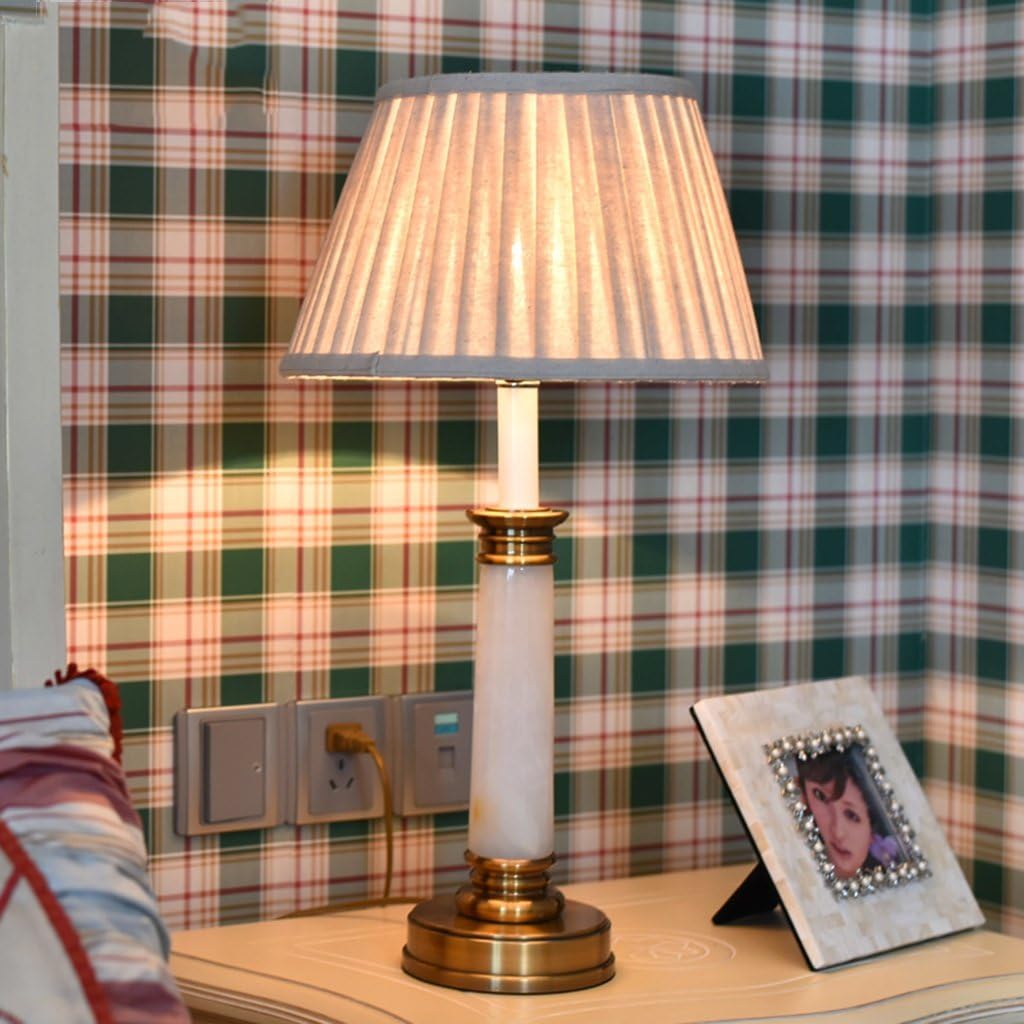 Guo Lámpara de Jade Moderno Moderno Lujoso Dormitorio Dormitorio