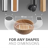 X-Protector Felt Floor Cups Ø60mm 8 pcs – Furniture Felt Castors for Hardwood view 4