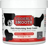 Udderly Smooth Udder Cream Skin Moisturizer 12 Ounce Jar Pack of 2