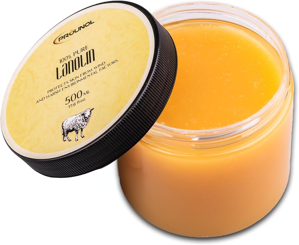 Prounol Lanolin Pure 500ml Anhydrous Natural Cream Hand Foot Care Jar