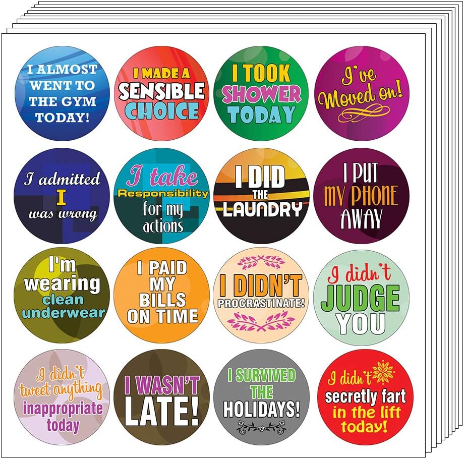 Creanoso Stickers for Adults Series 1 (20Sheet) Funny