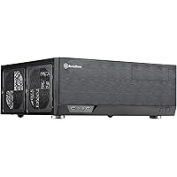 SilverStone Technology GD09B Home Theater Computer Case (HTPC) with Faux Aluminum Design for ATX/Micro-ATX Motherboards GD09B