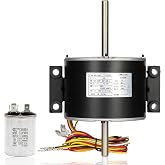 3315332.005 Fan Motor, Replacement genteq F48AF70A61 Fan Motor | 115V, 1/4 HP, Compatible with Dometic Brisk air II Models: B57915, B59516, B59146, B59186, B59196, B59530