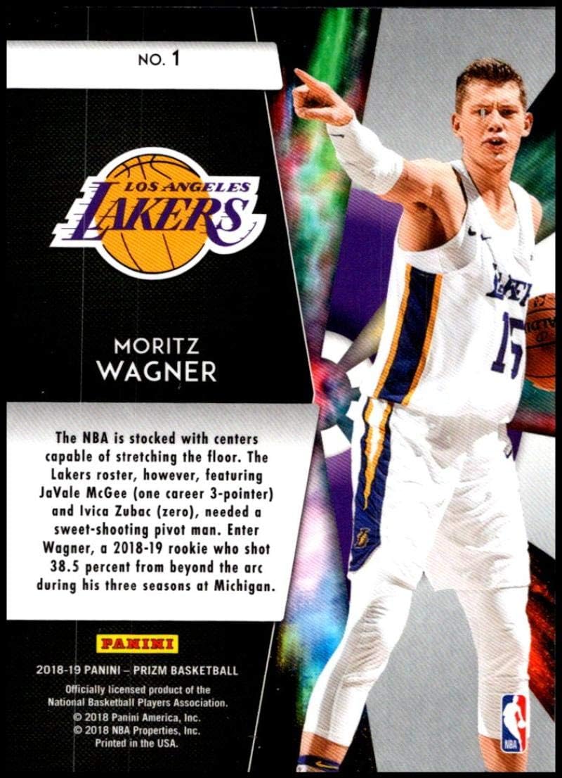 Amazon Com 2018 19 Prizm Freshman Phenoms Basketball 1 Moritz Wagner Los Angeles Lakers Official Nba Rookie Insert Card Made By Panini Collectibles Fine Art