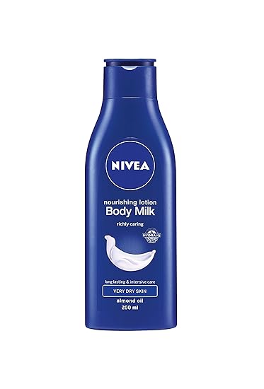 NIVEA Nourishing Body Milk, 400ml With Free NIVEA Original Care Lip Balm, 4. 8g