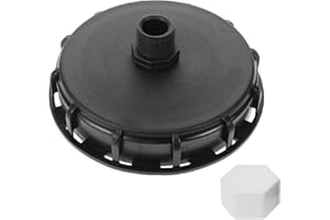 Ibc Tank Cover Lid Replacement with Vent Holes Plastic Cap for Water Storage Compatible with Ibc Totes Dn150 Threaded Design