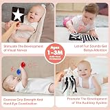 URMYWO 29pc Newborn Toys Set Black and White Early Learning Baby Toys view 3