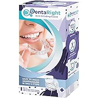 DentaRight 5-Pack Moldable Mouthguards Custom Fit Dental Night Guard for Teeth Grinding and Clenching Comfortable Regulat and