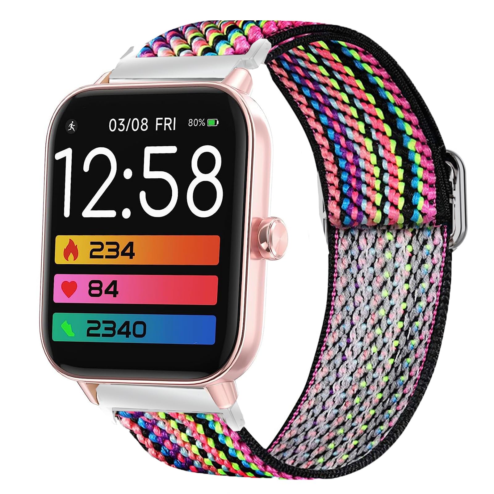 for IDW13,IDW16,IDW19 Bands, 22mm Stretch Elastics Nylon Adjustable Replacement Strap Accessories for Men & Women Compatible with TOOBUR,Gydom,IDW13 / Woneligo W3 / TOOBUR,Faweio IDW16 / TOOBUR IDW19