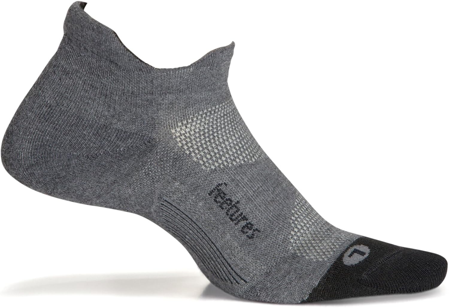 Feetures Unisex Elite Max Cushion No Show Tab Sock Block at  Men’s Clothing store