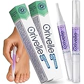 Orivelle Nail Fungus Pen – Professional Nail Repair & Strengthening Solution with Tea Tree Oil – Improves Appearance of Discolored or Damaged Nails (Pack of 2)