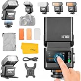 GODOX IT32 TTL Camera Flash with X5S Flash Trigger for Sony A7 III ZV-E10 | 2.4G 1/8000s HSS Flash, 2-in-1 Magnetic HotShoe &amp; Flash Trigger Kit, Built-in Lithium Battery, 510 Full Power Flashes
