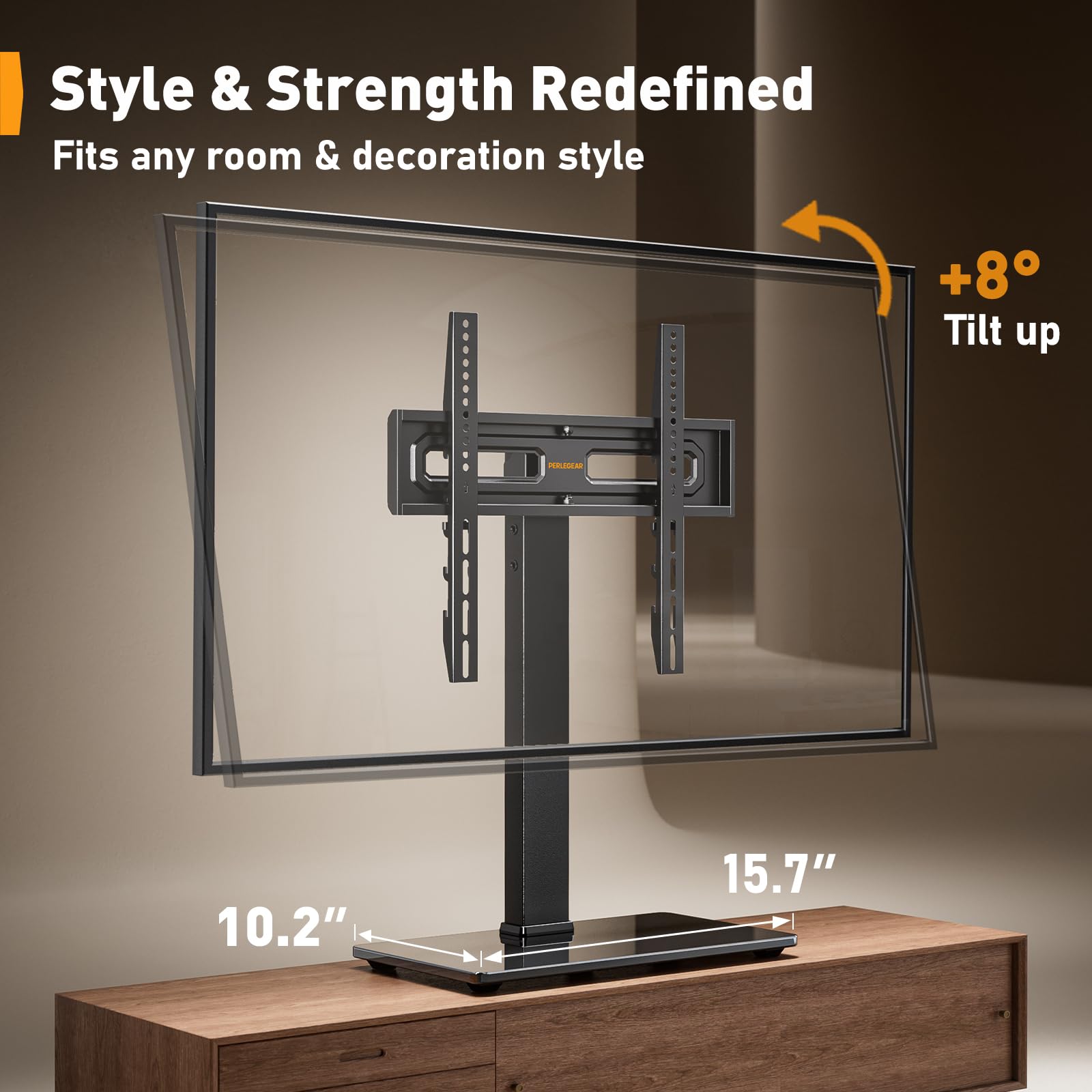 Mua Perlegear Universal Swivel TV Stand for 3270 inch TVs, Height