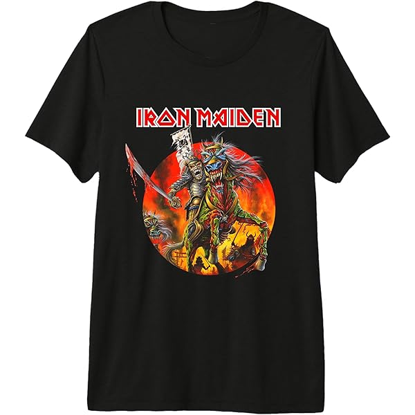 Amazon.com: Iron Maiden Japan Event Premium Tri-blend T-Shirt