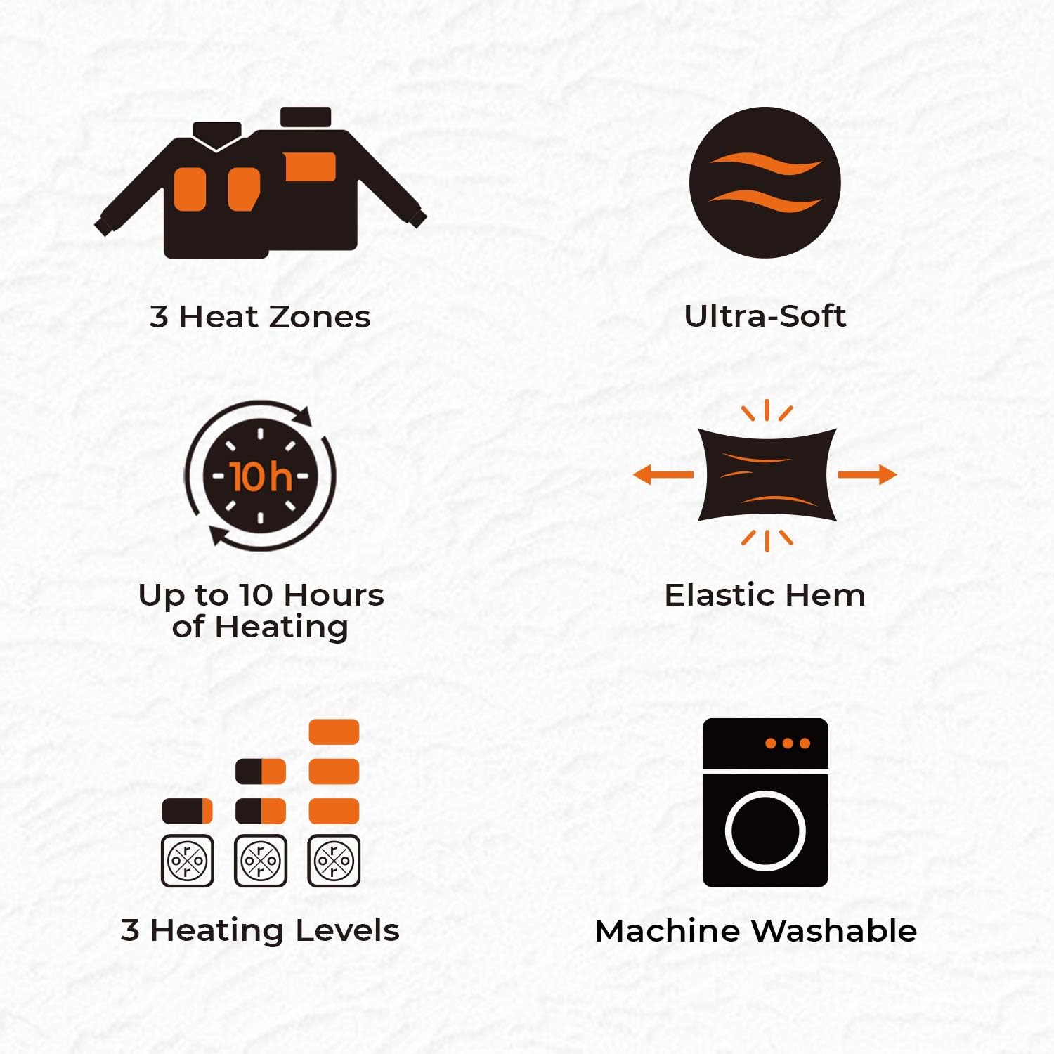 ororo women's slim fit heated jacket with battery pack and detachable hood