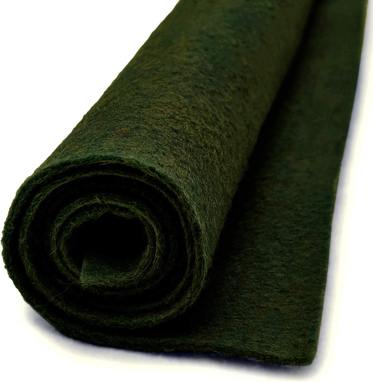 Evergreen Green - Wool Felt Oversized Sheet - 20% Wool Blend - 3 12x18 inch Sheets