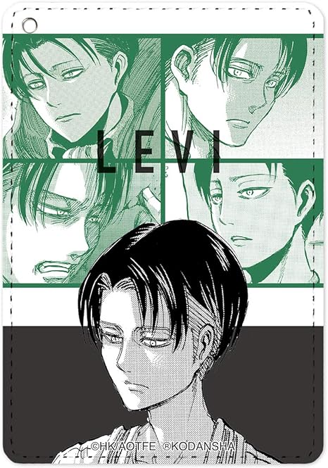 Amazon 進撃の巨人 リヴァイ コマ割りパスケース アニメ 萌えグッズ 通販