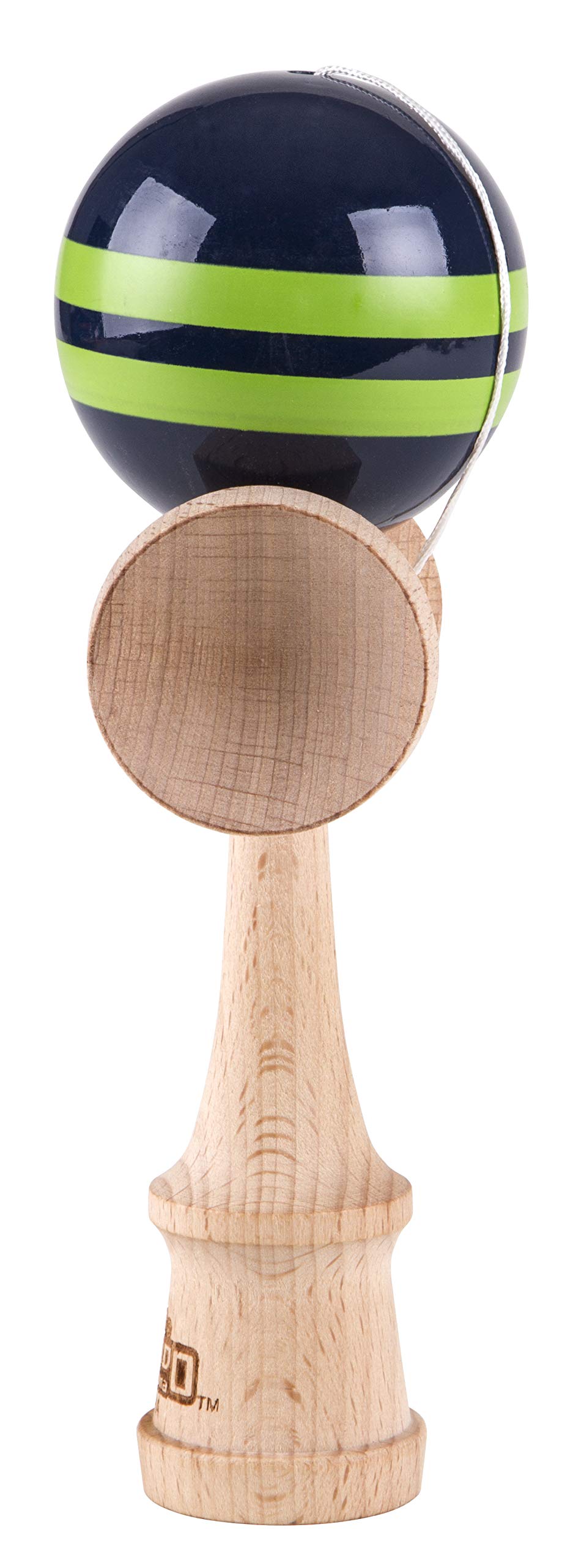 Duncan Toys Komodo Kendama, Blue w/ Green Stripes