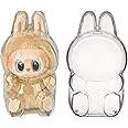Lmuwecno Clear Bag Keychain For LABUBU Plush Doll,Hanging Display Case,Protective Case,Plastic PVC Storage Box (V2)