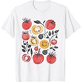 Tomato Girl Summer Gardening Farmer Cottagecore Aesthetic T-Shirt
