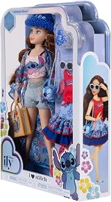 Disney ILY 4EVER Stitch Doll 11.5 in with 2 Outfits Glitter Ring view 6