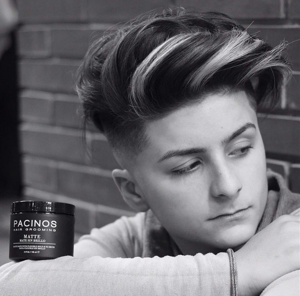 Pacinos Matte, Hair Paste with Flexible Hold & No Shine, Sculpting & Styling Wax for All Hair Types, Add Long Lasting Definition & Texture for a Natural Looking Hairstyle with No Flakes, 4 oz : Beauty