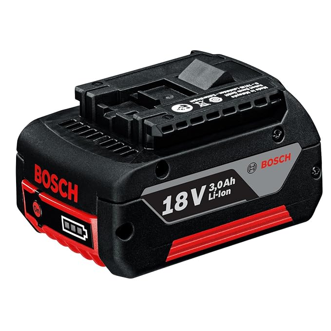 Bosch Professional GBA 18 V 3,0 Ah M-C, 18 V Akkuspannung, 3 Ah Akkukapazität, 600 g Gewicht