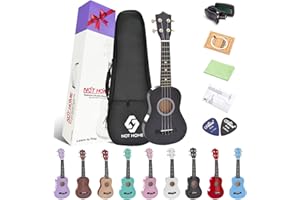 NOT HOME® 21" Soprano Ukulele with a Carrying Bag and a Digital Tuner, Specially Designed for Kids, Students and Beginners (B