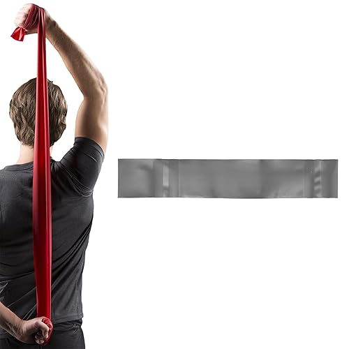 TheraBand CLX Latex-Free Resistance Band, 11 Loops for Pilates, Home Gym, Professional Physical Therapy & Fitness Equipment, 2.5 Metre, Silver, Super Heavy