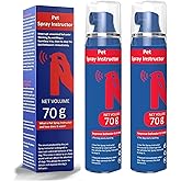 Corrector Spray Dog Trainer (75ml/Can) for Stops Unwanted Dog Behaviours | Easy to Use, Safe &amp; Humane Dog Spray Instructor Trainer to Stop Unnecessary Barking, Jumping, Dog Fights &amp; Attacks (2 Pack)