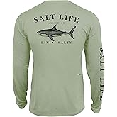 Salt Life Girls Jaws of Steel Long Sleeve Youth Performance Fit Shirt