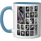 Michael Jackson 077 Ceramic Mug, Blue/White, 11oz