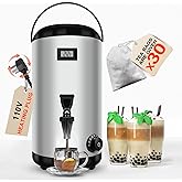 Nalison Insulated Beverage Dispenser-WITH HEATING,75 Cup Hot Drink Beverage for Catering-Stainless Steel Hot Beverage Dispenser 12 L/3.2 Gallon Hot Coffee Dispenser with Spigot for tea, Water,(silver)