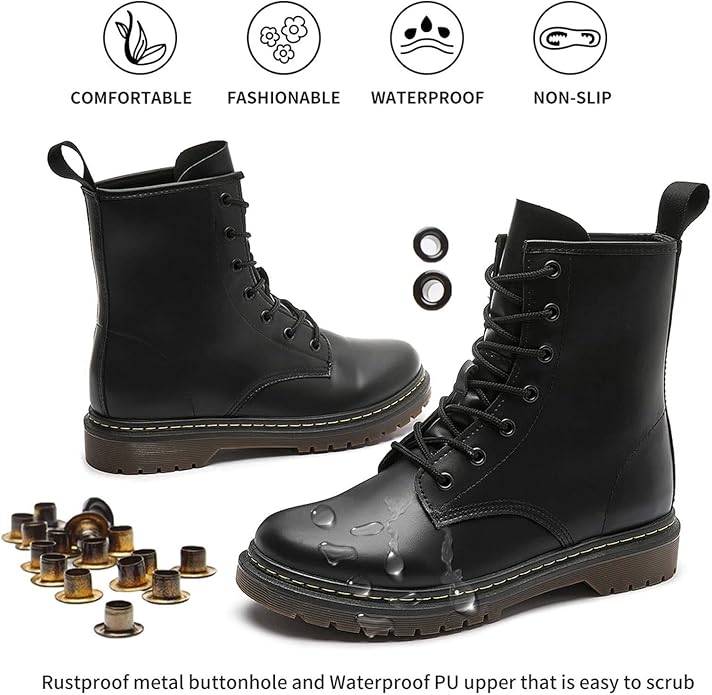 Hash Bubbie Waterproof Boots%EF%BC%88Bright Black US6%EF%BC%89