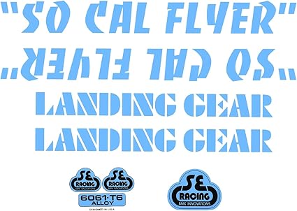 so cal flyer decals