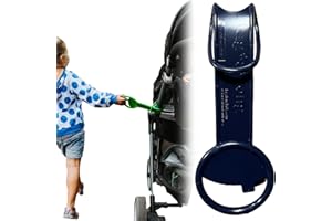 TAGALONGKIDS Tagalong Stroller Accessory for Child Safety | Toddler Must Have to Keep Kids Close | Travel Accessory - Links to Strollers, Luggage, Shopping Carts (Navy, 1 Count (Pack of 1))