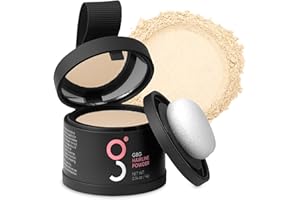 GET BACK GORGEOUS GBG Hairline Powder, Medium Blonde - 48-Hour Coverage Root Touch Up Powder for Bald Spots, Instant Hair Loss Concealer & Brightening Highlights - Hair Fillers for Thinning Hair for Women & Men, 4g