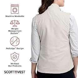 SCOTTeVEST LightEST Vest for Women - 16 Hidden