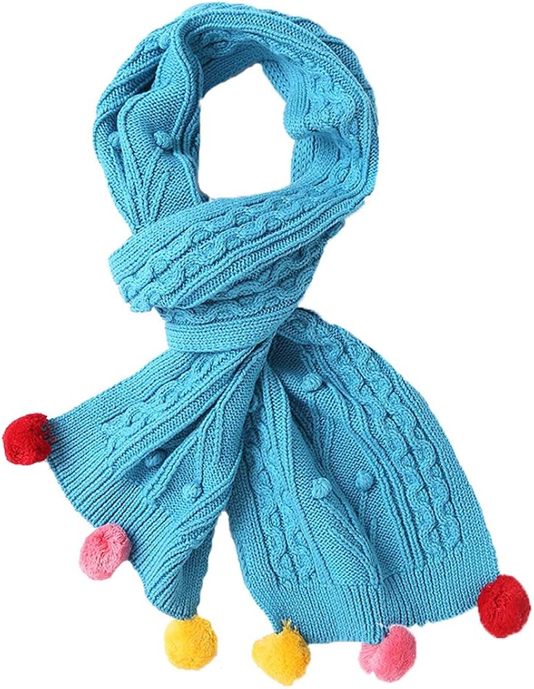 Vivobiniya kid Girls Scarf Winter warm knit Scarf Toddler baby Scarf 1