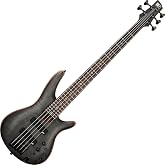 Ibanez Premium SR1455DW 5-string Electric Bass Guitar - Transparent Gray Flat, Sweetwater Exclusive